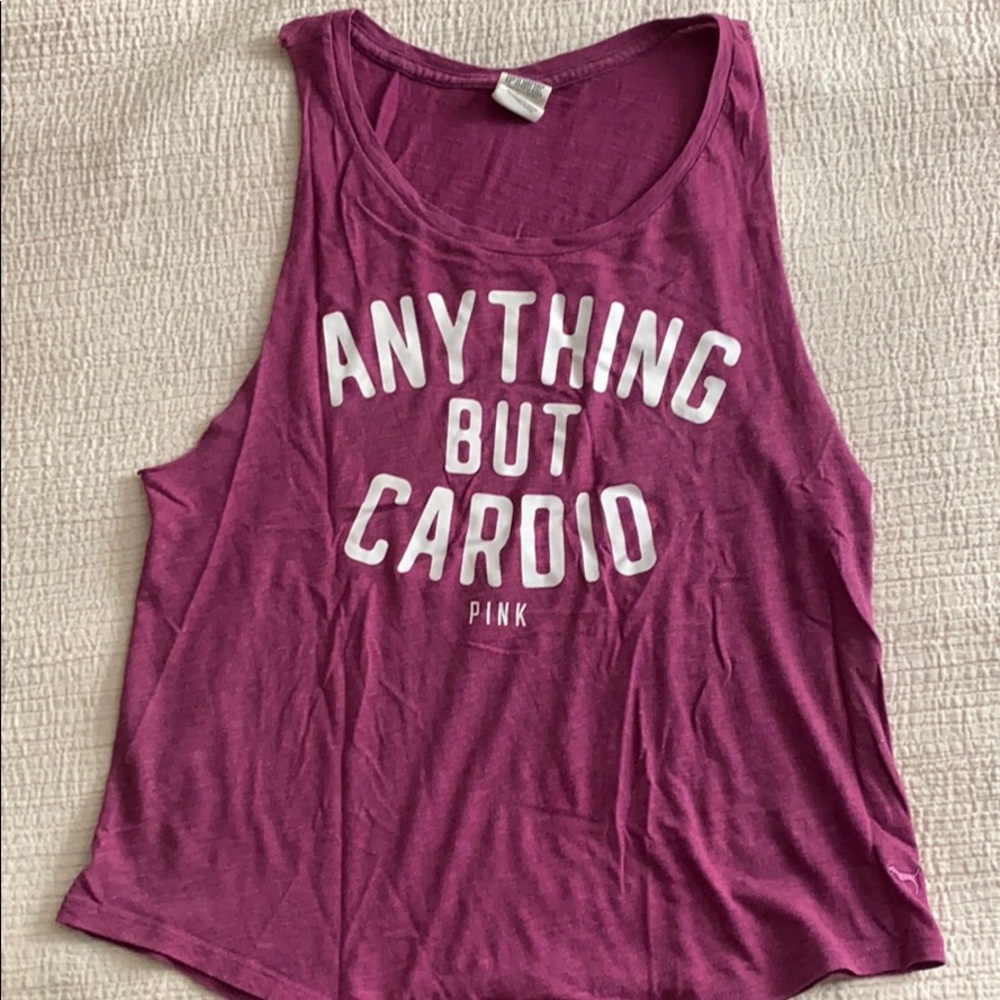 Vs pink muscle tank